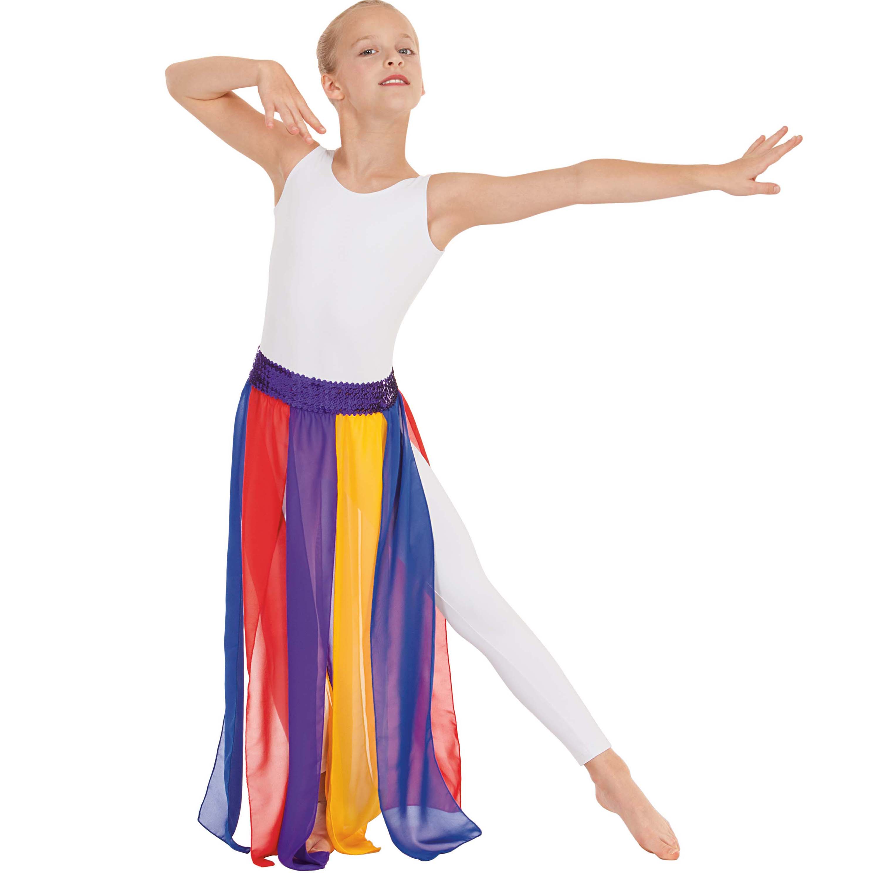 Eurotard 39808C Multi-Color Streamer Skirt